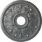 Ekena Millwork Edinburgh Ceiling Medallion (Fits Canopies up to 5 1/8"), 18 1/8"OD x 3 1/2"ID x 2 3/4"P, Platinum CM18ED1PLS - alternate 1